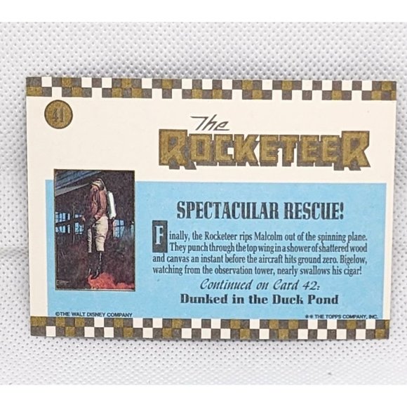 The Rocketeer Vintage Trading Card Bundle - The Great Car Chase, The Big Bang, S - Picture 4 of 16